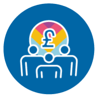 Staff saving scheme icon